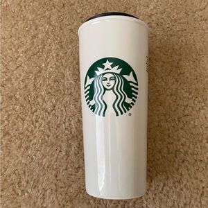 Starbucks Hot Coffee Mug Glass Ceramic Class Travel Tumbler With Lid 16oz
